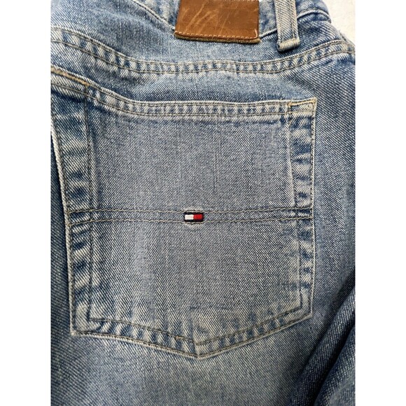 Vintage Tommy Hilfiger Jeans Womens 12 Y2k Cropped 25" Boyfriend Mid Rise Denim - Picture 2 of 16